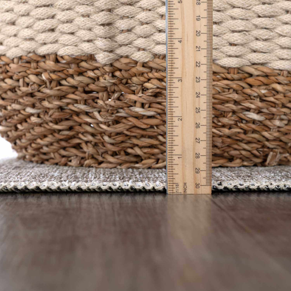 Barny Sage Flat Pile Washable Rug Boutique Rugs beige sage woven texture on Tampa Home & Garden Store