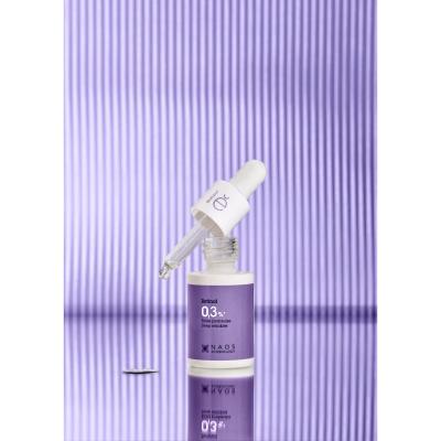 Facial serum Etat Pur Retinol 0.3% bottle with dropper, purple packaging by Beauty Care Bag on Tampa Home & Garden Store