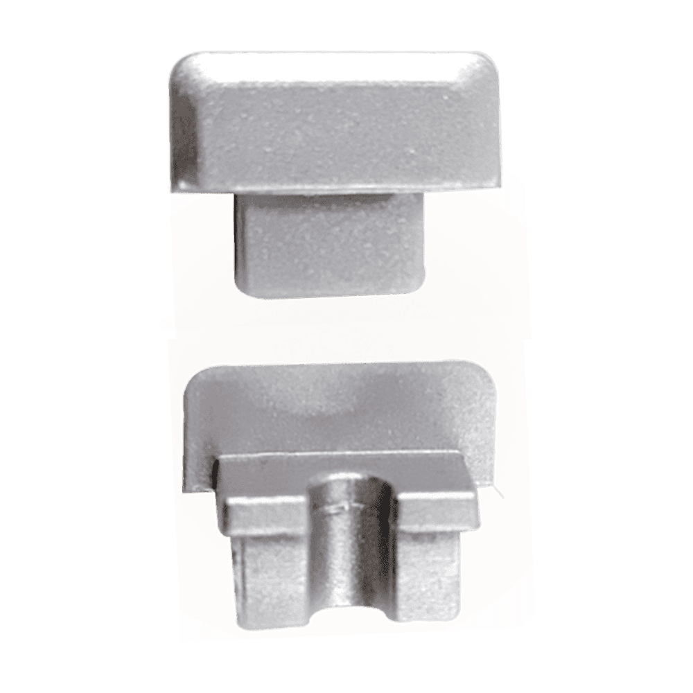 AP44M Rectangular 8 ft Aluminum Channel 10 Pack LED Strip Light Cover End Caps - Tampa Home & Garden Store