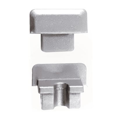 AP44M Rectangular 8 ft Aluminum Channel 10 Pack LED Strip Light Cover End Caps - Tampa Home & Garden Store