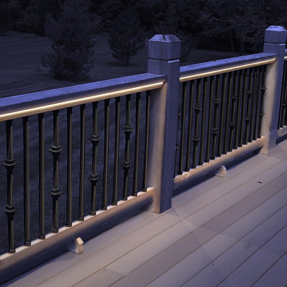 AP44M Rectangular 8 ft Aluminum Channel 10 Pack LED Strip Light Cover End Caps - Tampa Home & Garden Store