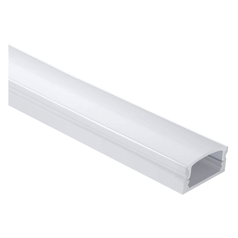 AP46M Rail rectangulaire canal en aluminium de 8 pieds paquet de 10 embouts de couverture de lumière de bande LED