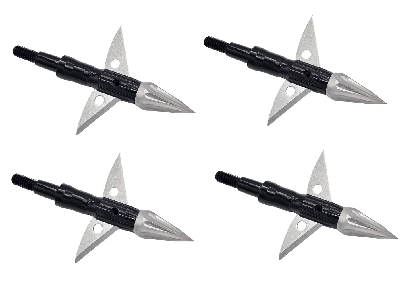 Killz Products Zeus Apollo broadheads black ferrule silver blades 100/125 grain tips on Tampa Home & Garden Store