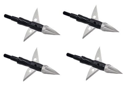 Killz Products Zeus Apollo broadheads black ferrule silver blades 100/125 grain tips on Tampa Home & Garden Store