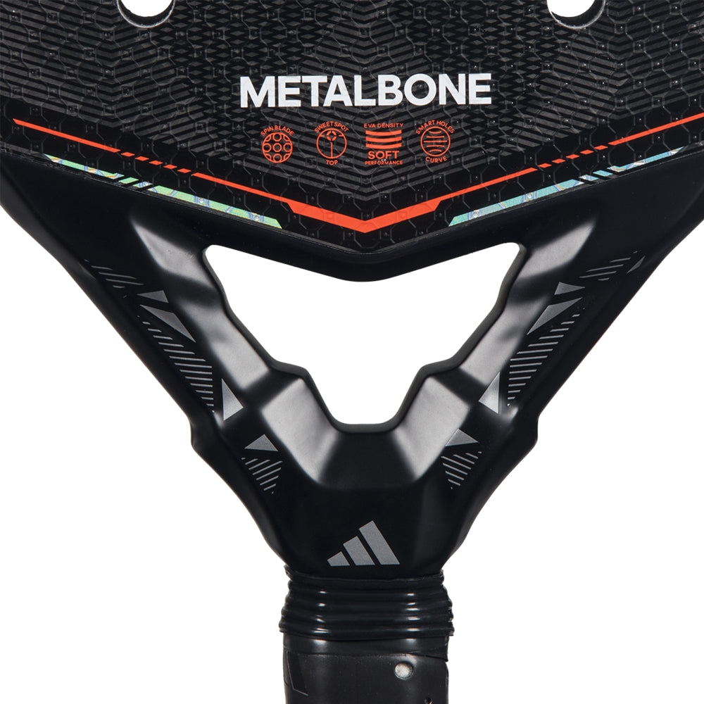 Adidas Metalbone 2026 padel racket black with red accents and throat design on Tampa Home & Garden Store