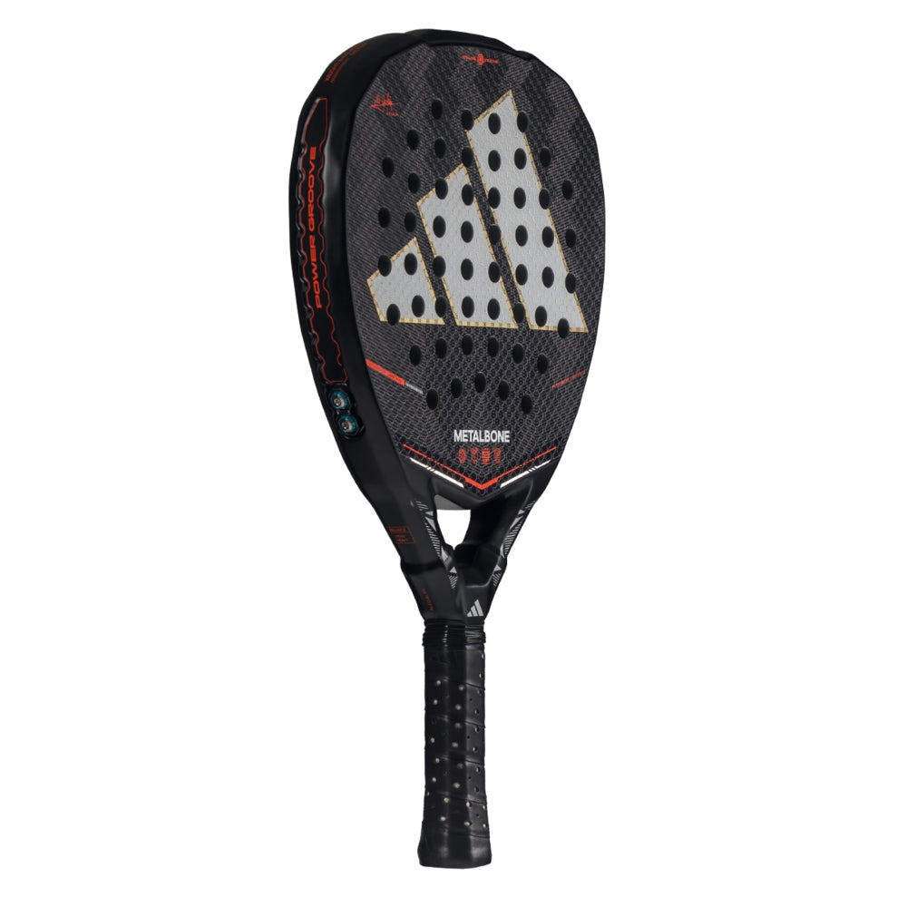 Adidas Metalbone 2026 padel racket with black/red design and perforated face on Tampa Home & Garden Store
