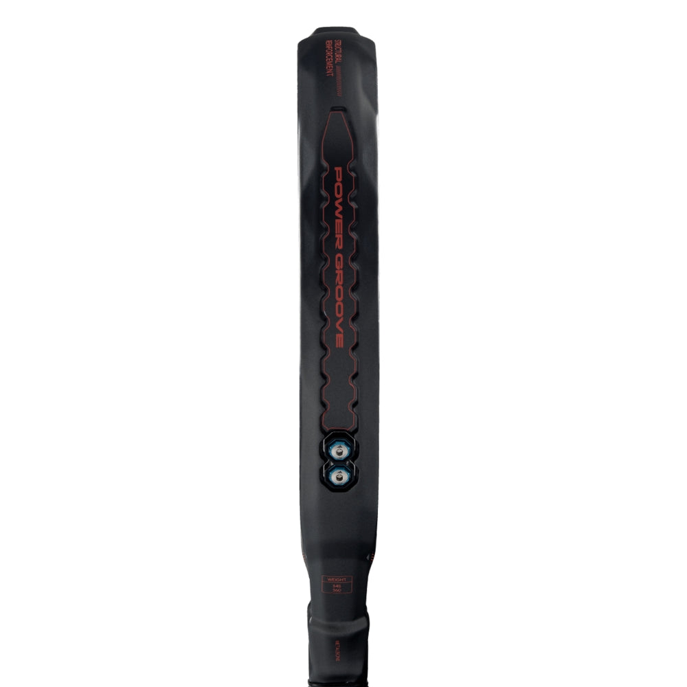Padel racket Metalbone HRD+ 2026 in black with red Power Groove detail on Tampa Home & Garden Store