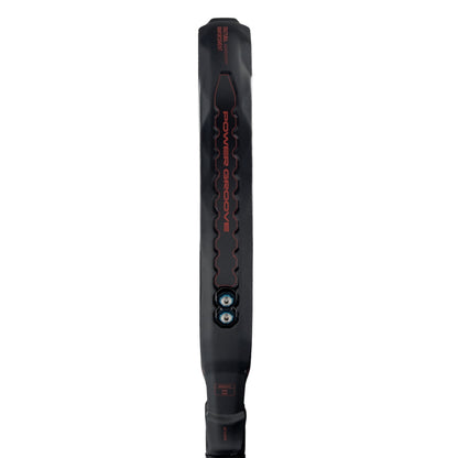 Padel racket Metalbone HRD+ 2026 in black with red Power Groove detail on Tampa Home & Garden Store