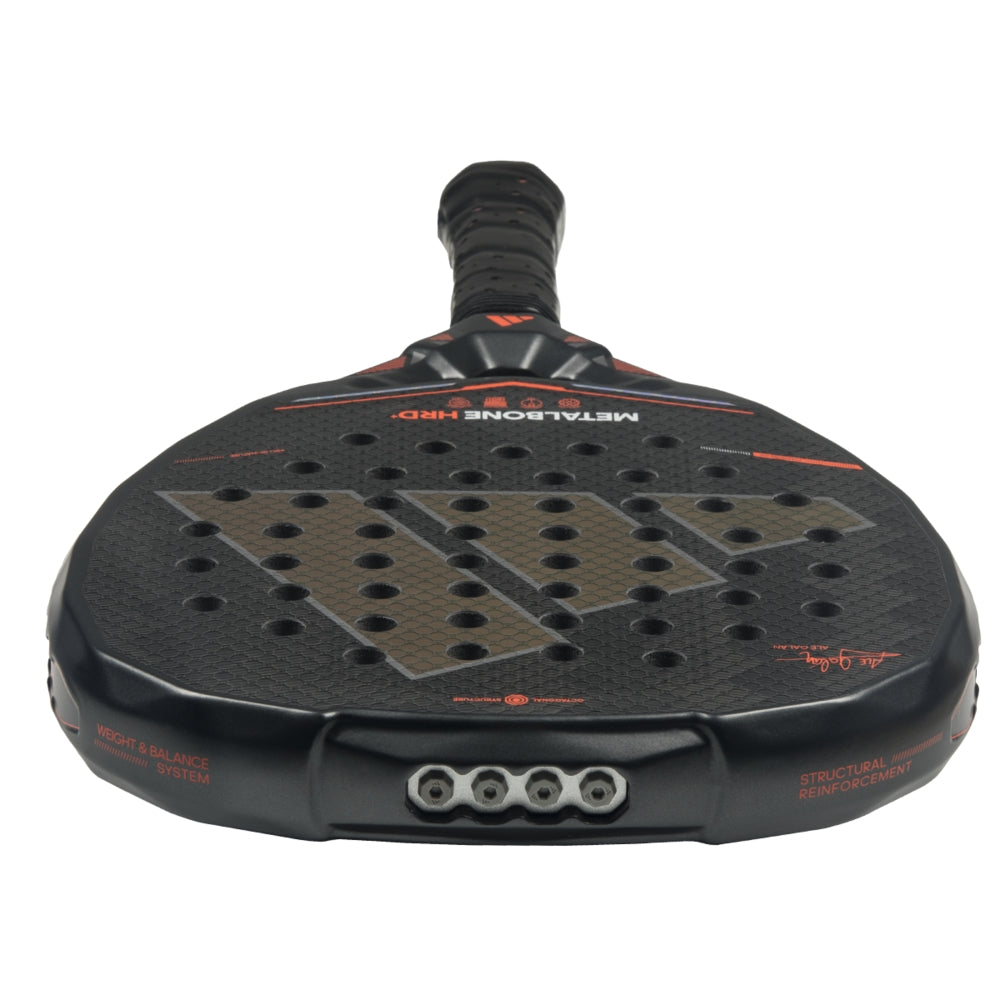 Adidas Padel Racket Metalbone HRD+ 2026 in black with orange accents on Tampa Home & Garden Store