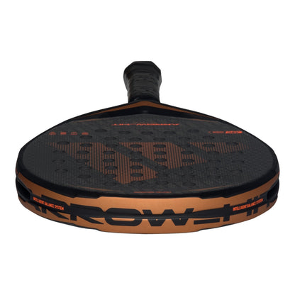 Adidas Arrow Hit Ctrl Padel Racket black copper frame textured face from Racket Central on Tampa Home & Garden Store