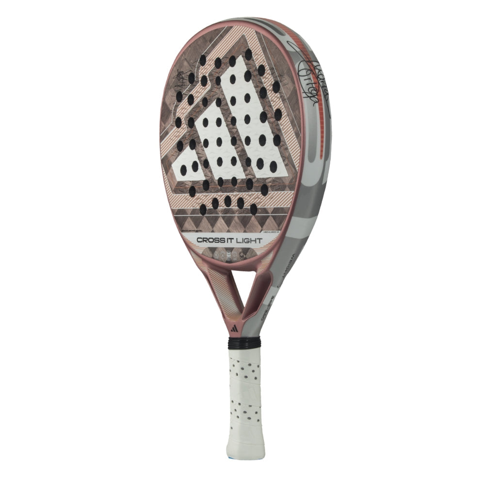 Adidas Padel Racket Cross It Light 2026 with pink rose frame and white grip on Tampa Home & Garden Store