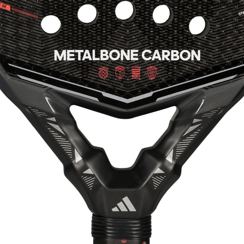 Adidas Padel Racket Metalbone Carbon 2026 black carbon fiber frame with ergonomic handle on Tampa Home & Garden Store