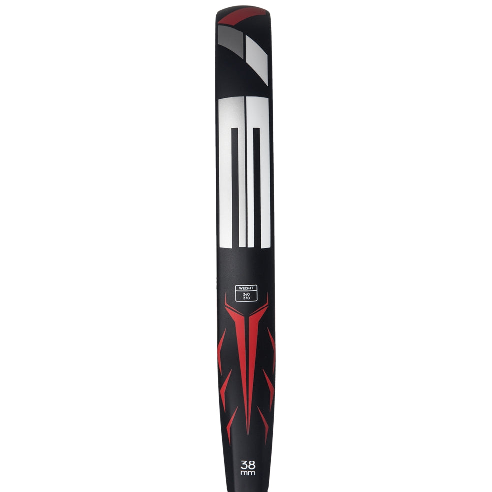 Adidas Padel Racket Drive Black 2026 with white vertical stripes and red accents, 38 mm on Tampa Home & Garden Store