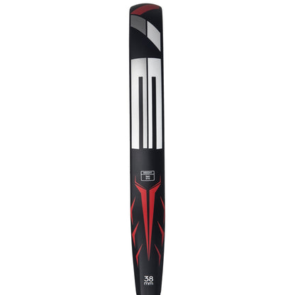 Adidas Padel Racket Drive Black 2026 with white vertical stripes and red accents, 38 mm on Tampa Home & Garden Store