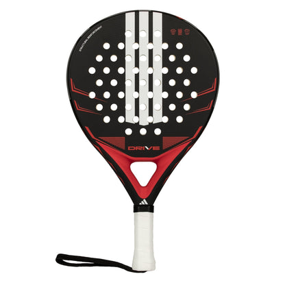 Adidas Padel Racket Drive Black 2026 with white grip on Tampa Home & Garden Store
