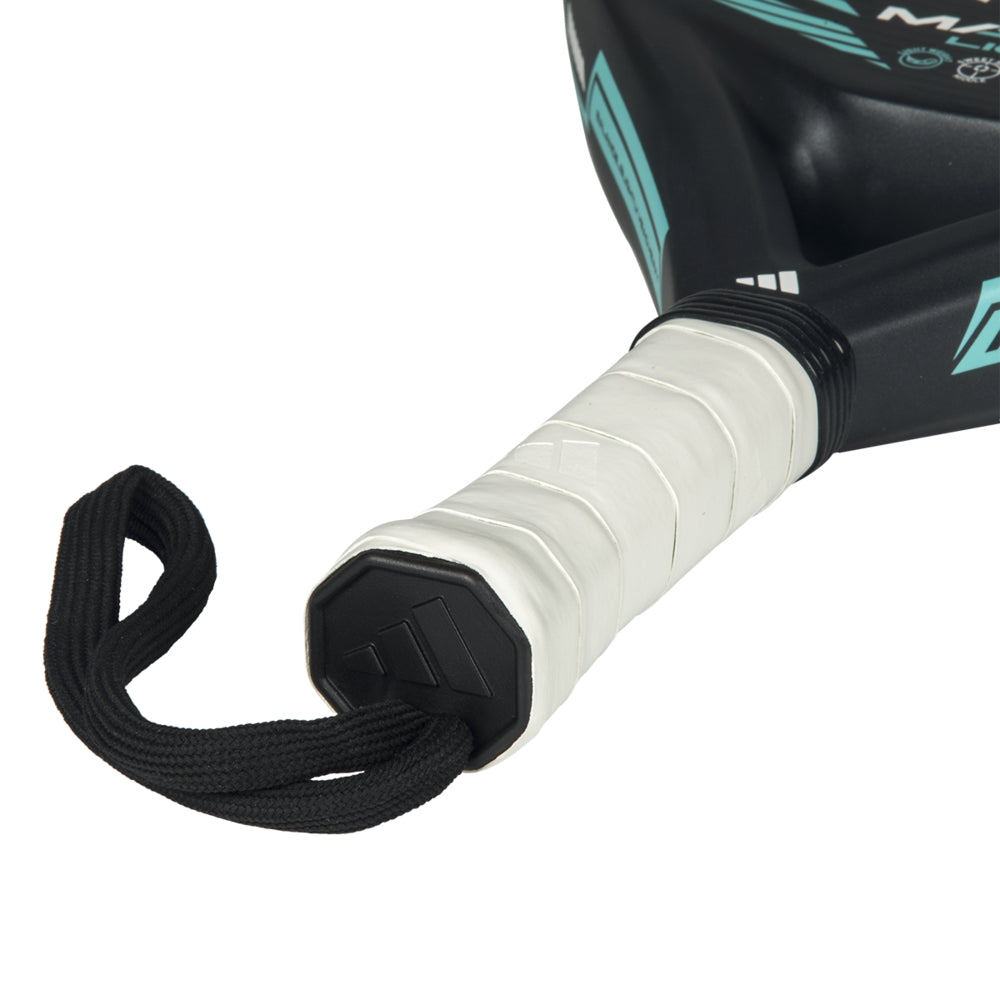 Adidas Padel Racket Match Light 2026 white grip, black end cap, lanyard on Tampa Home & Garden Store