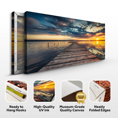 Mirror Lake Lake Matheson crafting canvas wall art by Tailored Canvases, sunset reflection on Tampa Home & Garden Store