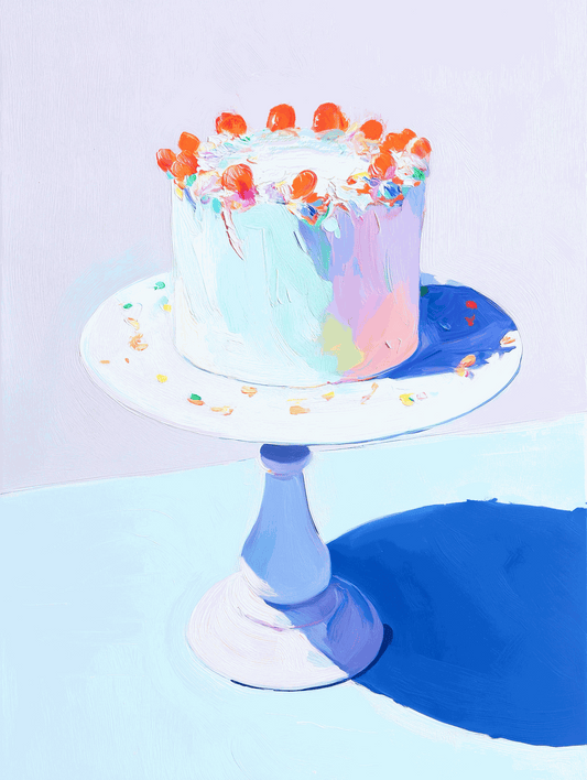 Cake Study I Art Print – Modern Dessert Wall Art for Café Décor - Tampa Home & Garden Store