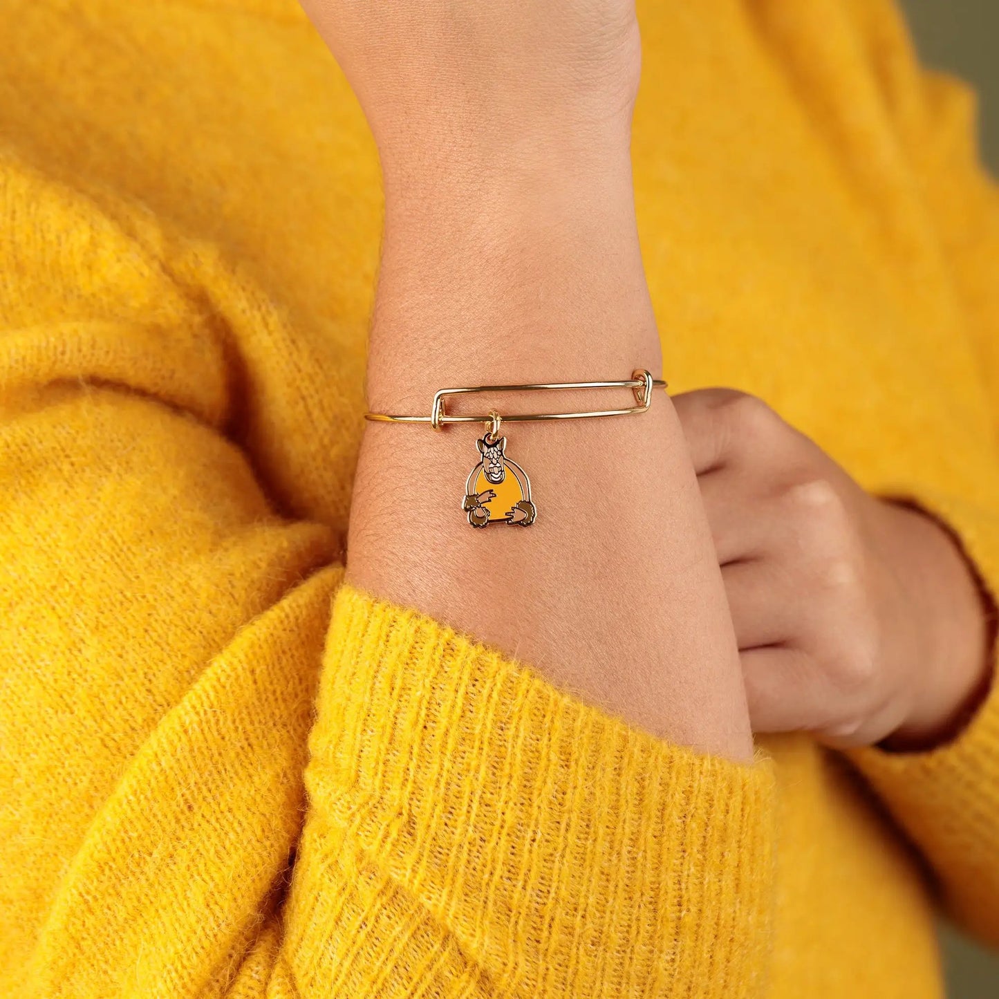 Friends Holiday Armadillo Charm Bangle and Fans