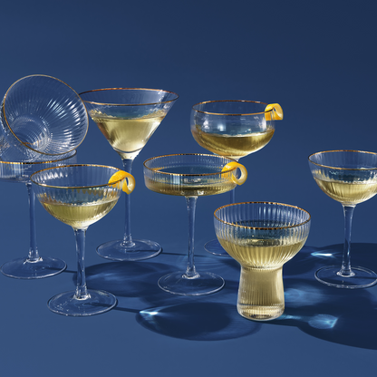 Aurelia Margarita Cocktail Glassware Set of Four