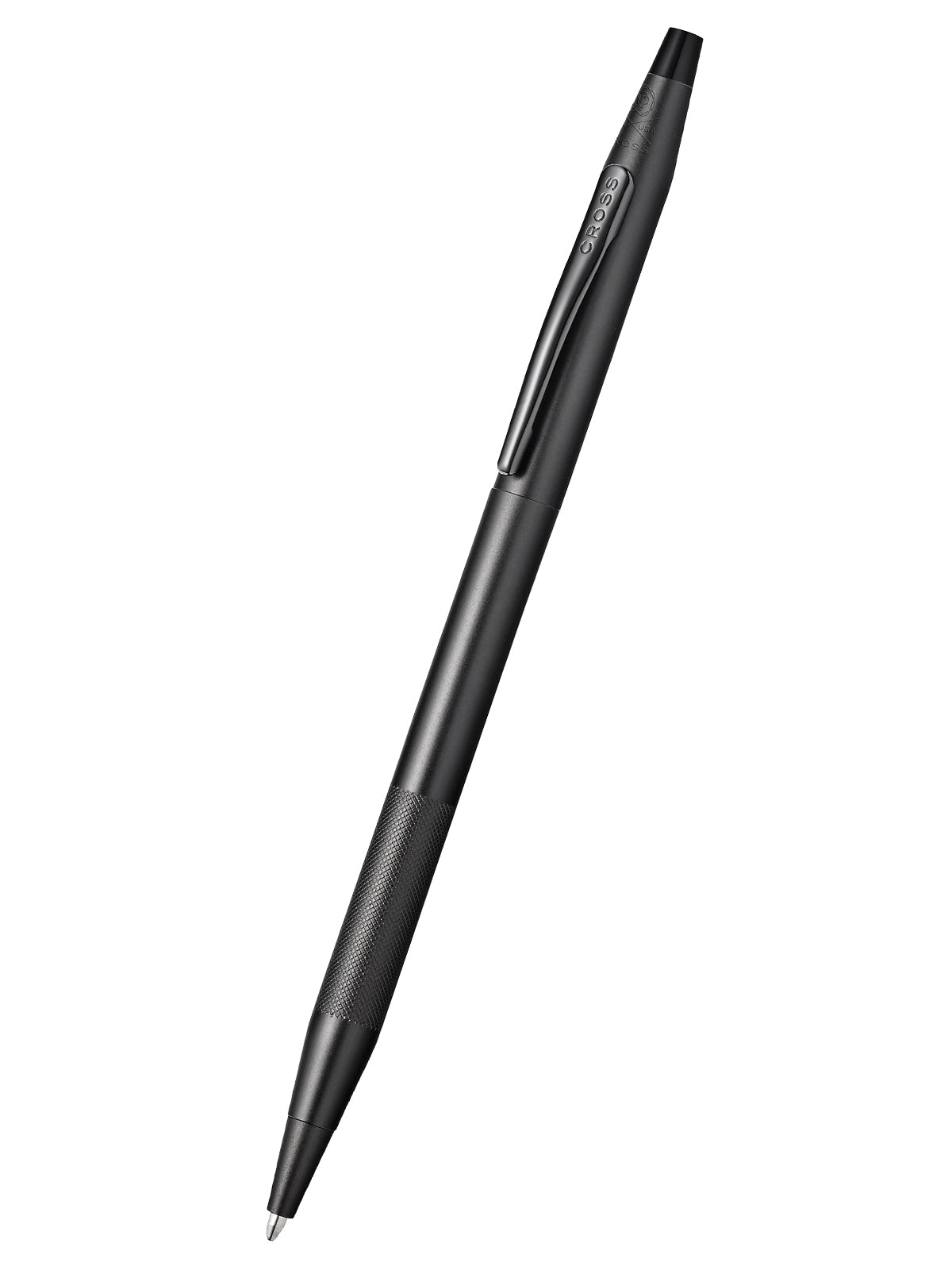 Classic Century Black PVD micro-knurl ballpoint pen by A.T. Cross matte finish and clip on Tampa Home & Garden Store