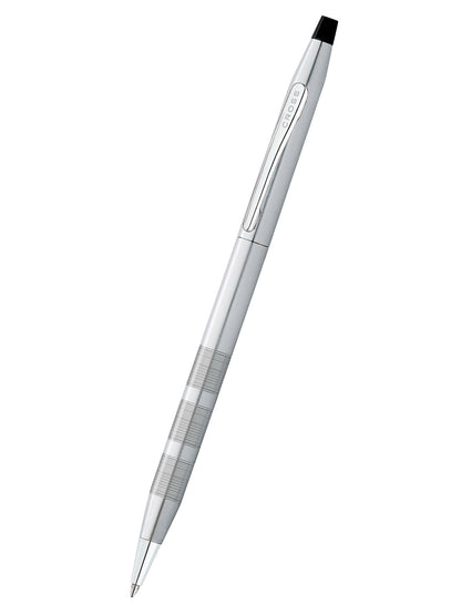 Cross Classic Century Satin Chrome Ballpoint Pen with silver body and clip on Tampa Home & Garden Store