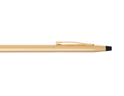 Classic Century 23KT Gold Ballpoint Pen by A.T. Cross with gold finish and clip on Tampa Home & Garden Store