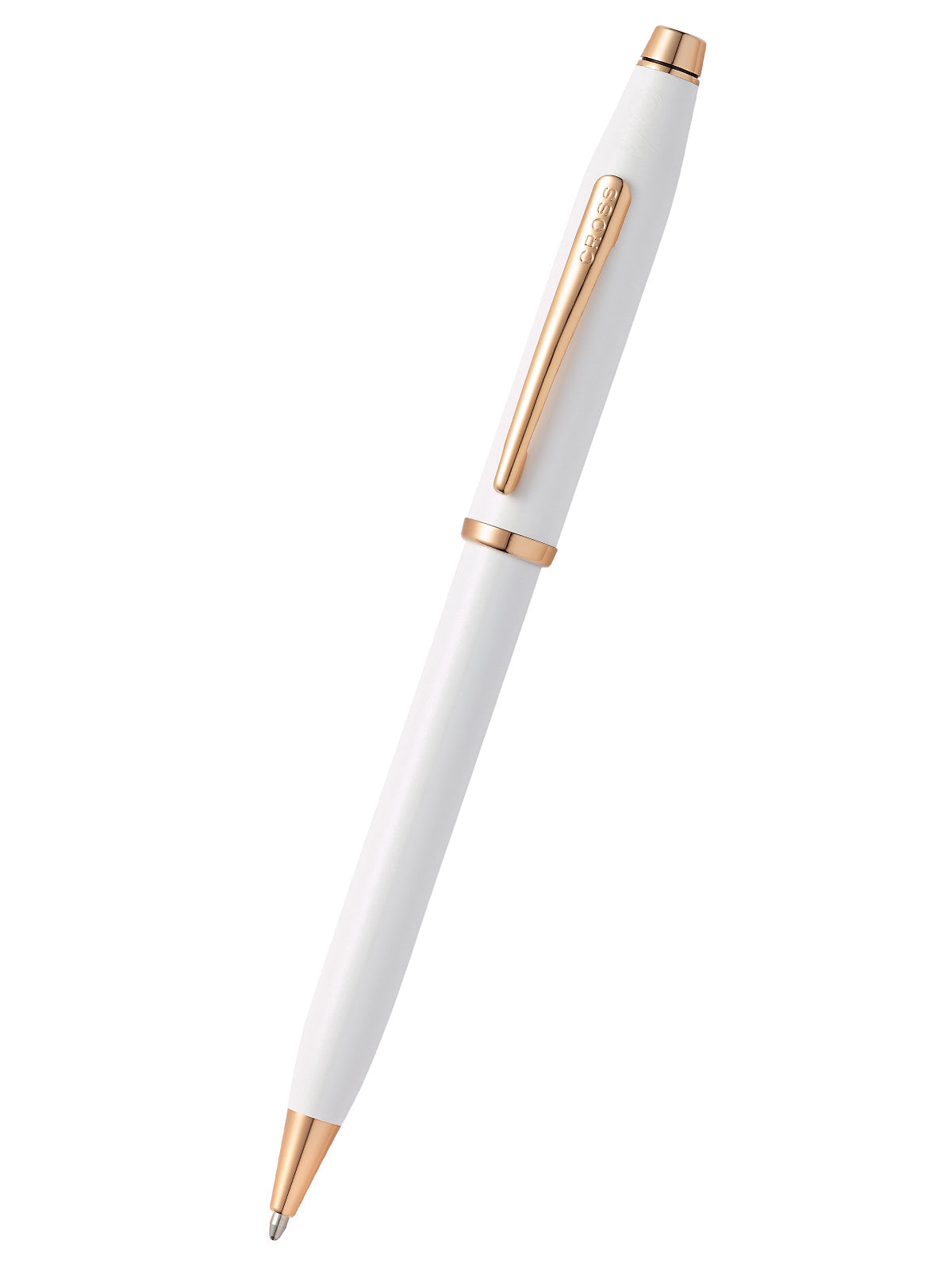 A.T. Cross Century II pearlescent white lacquer ballpoint pen with gold-tone clip on Tampa Home & Garden Store