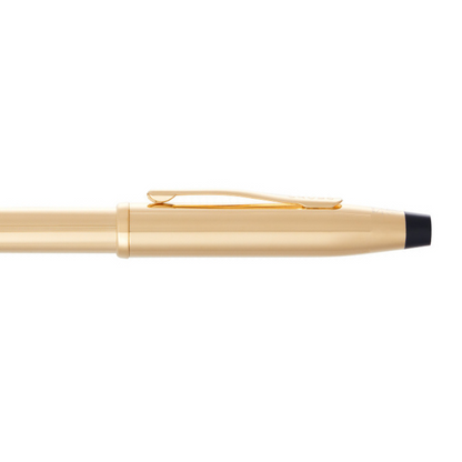 A.T. Cross Century II 23KT Gold Ballpoint Pen in gold finish with clip on Tampa Home & Garden Store