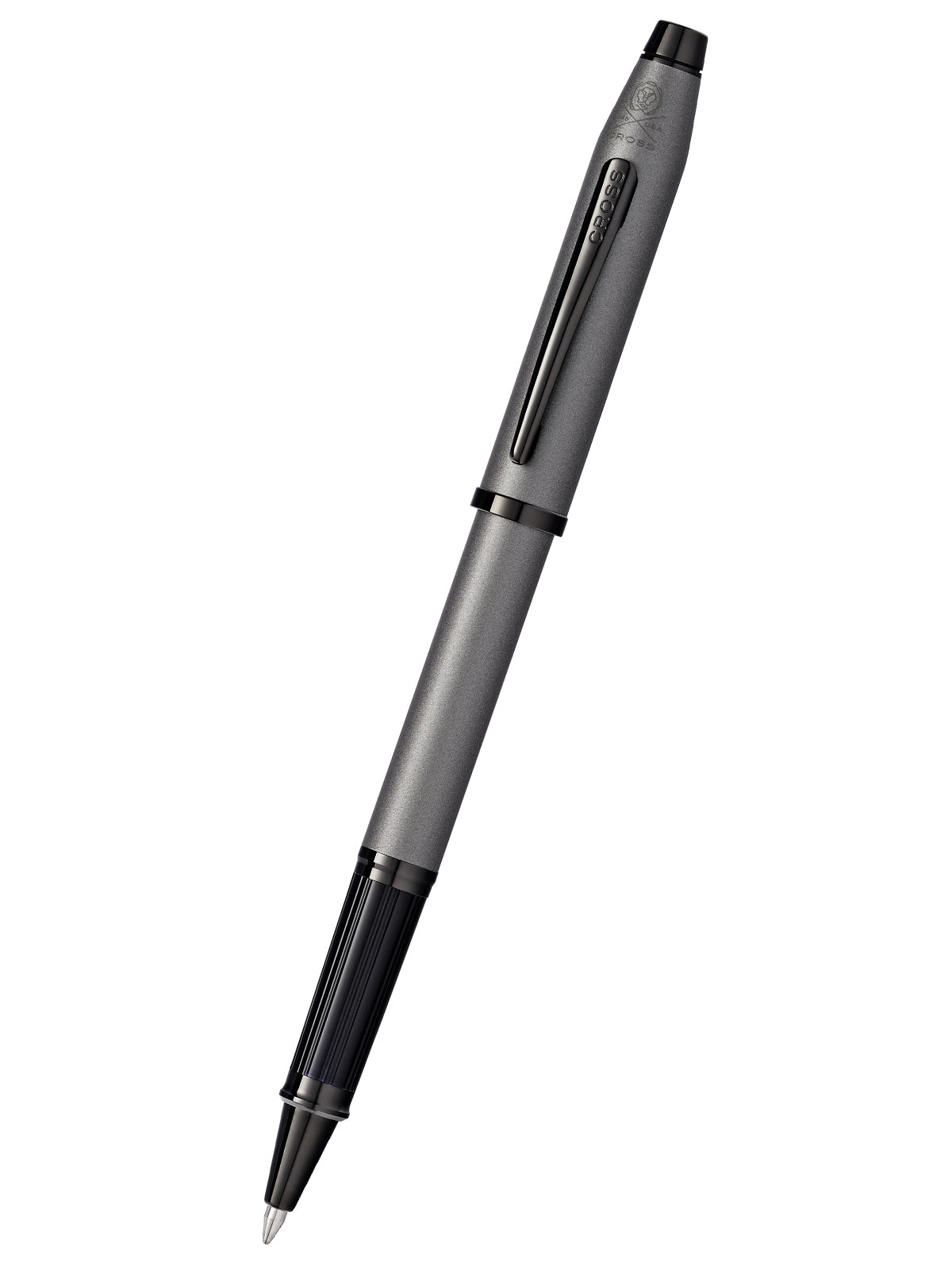 Century II gunmetal gray rollerball pen by A.T. Cross with gunmetal finish and slim clip on Tampa Home & Garden Store