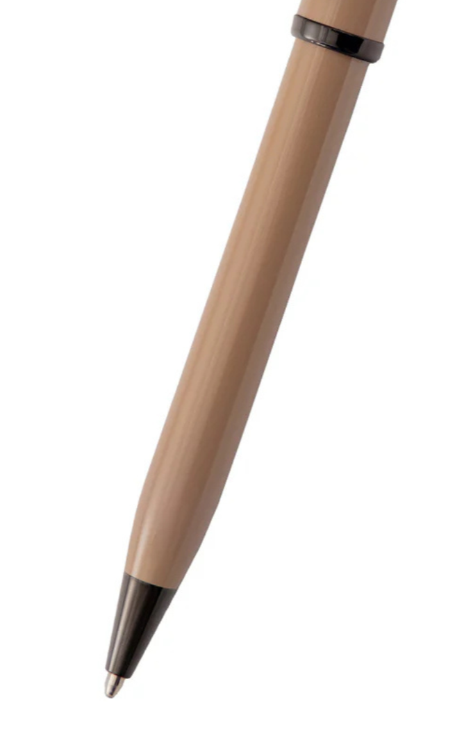 Century II earthy beige ballpoint pen by A.T. Cross with black accent ring on Tampa Home & Garden Store
