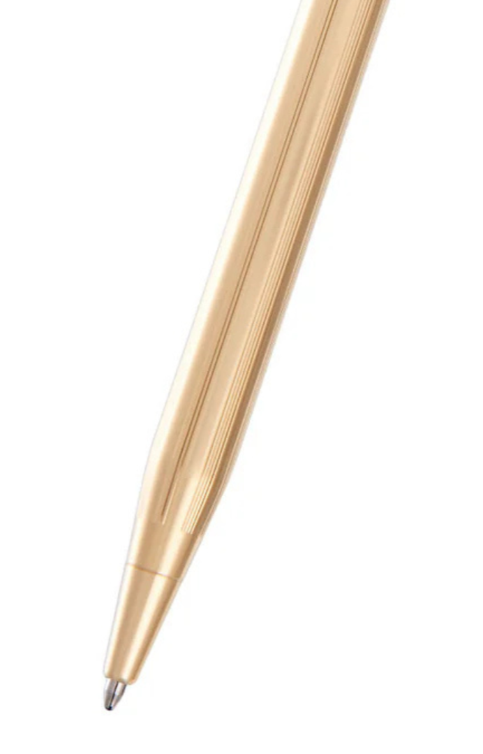 A.T. Cross Classic Century 23KT Gold ballpoint pen, gold-tone finish, close-up tip on Tampa Home & Garden Store
