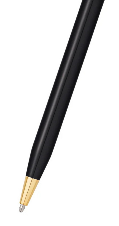 Classic Century glossy black PVD ballpoint pen with gold-tone tip by A.T. Cross on Tampa Home & Garden Store