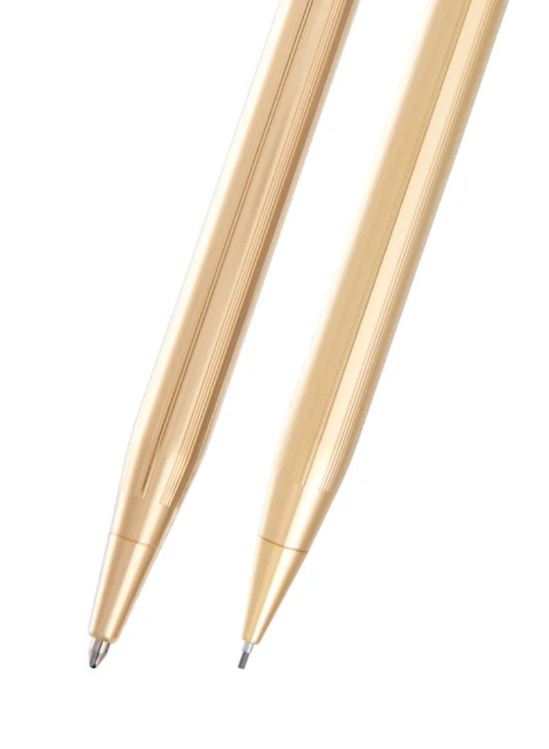 Classic Century 23KT Gold Plated Pen & Pencil Set by A.T. Cross, gold-tone 2-piece on Tampa Home & Garden Store