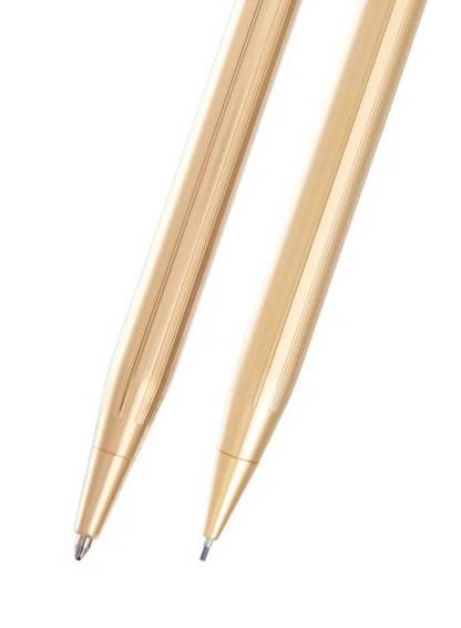 Classic Century 23KT Gold Plated Pen & Pencil Set by A.T. Cross, gold-tone 2-piece on Tampa Home & Garden Store