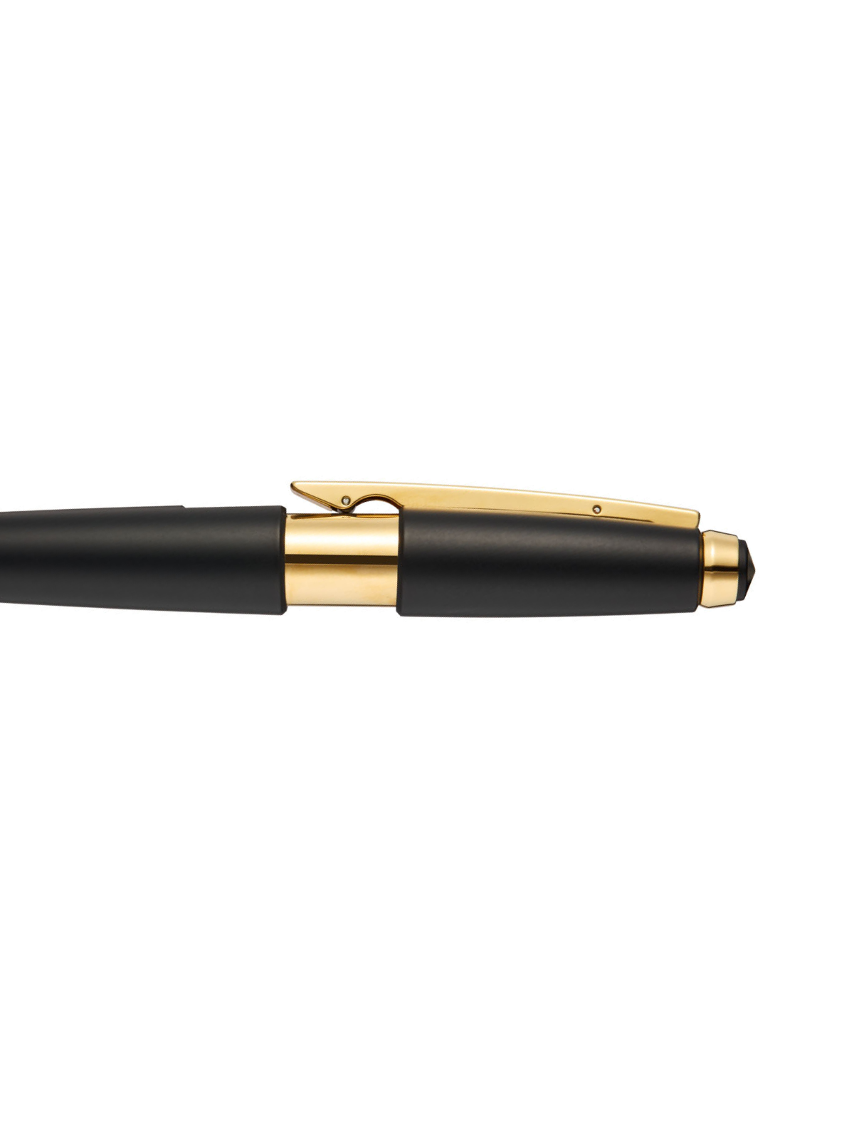 Edge matte black lacquer Selectip rollerball pen with gold PVD appointments by A.T. Cross on Tampa Home & Garden Store