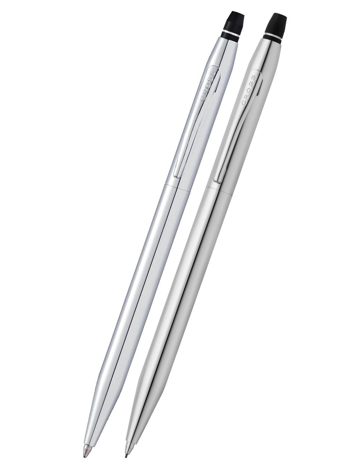 Click Chrome ballpoint pen and pencil gift set by A.T. Cross, chrome finish, 2-piece on Tampa Home & Garden Store