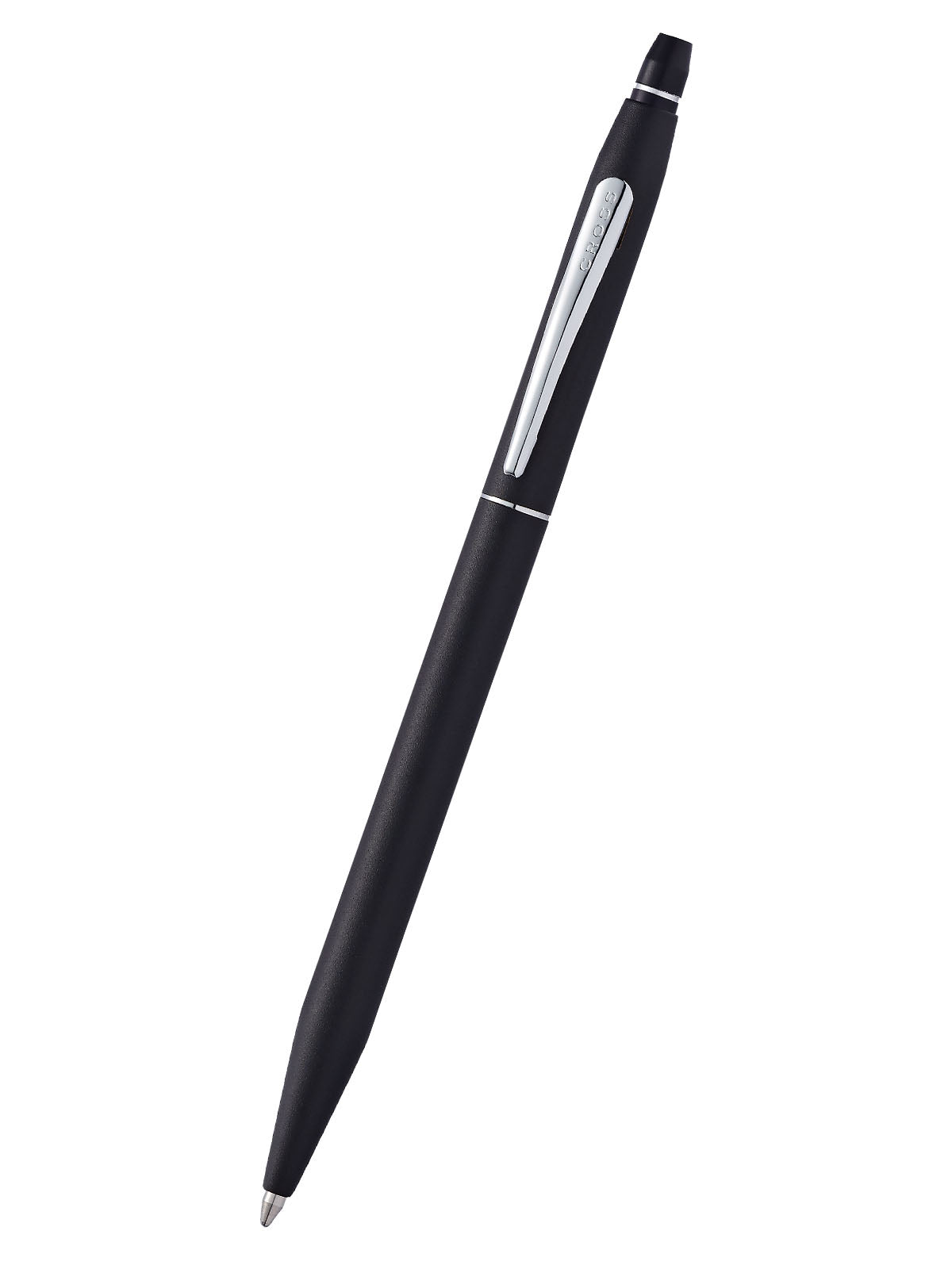 Click Classic Black Ballpoint Pen by A.T. Cross with silver clip on Tampa Home & Garden Store