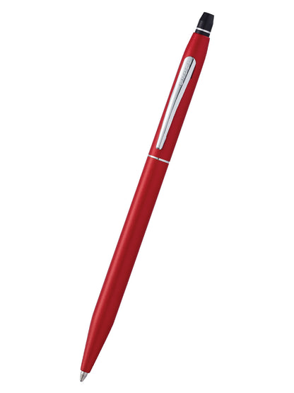 Click Crimson ballpoint pen by A.T. Cross, red lacquered body with silver clip on Tampa Home & Garden Store