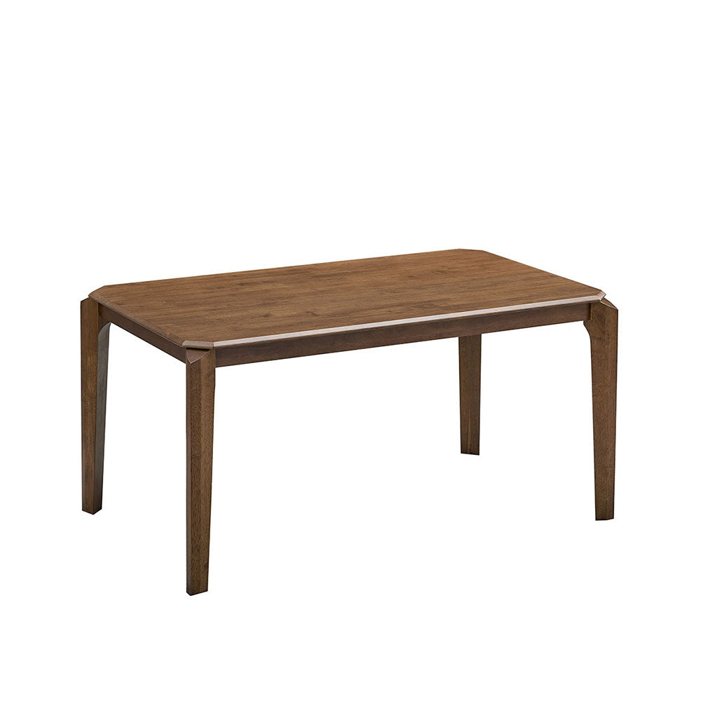 ACTU Furniture 59-inch solid wood mid-century dining table with tapered legs on Tampa Home & Garden Store