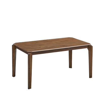 ACTU Furniture 59-inch solid wood mid-century dining table with tapered legs on Tampa Home & Garden Store