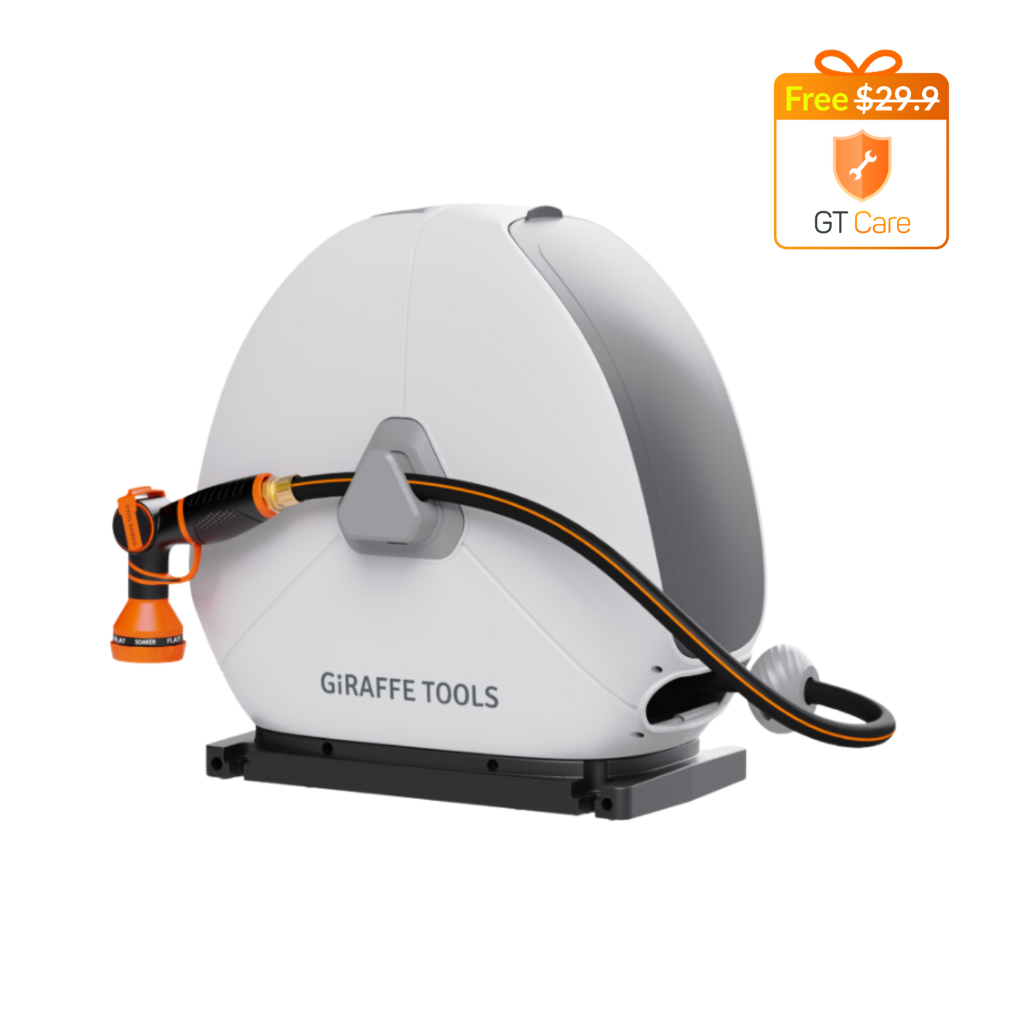 Ground-Mounted Retractable Hose Reel