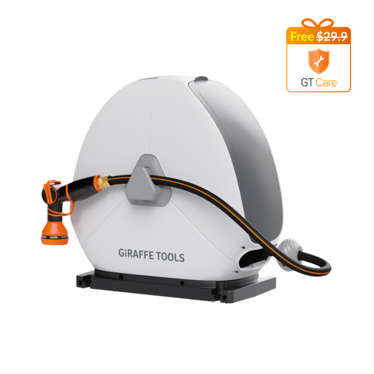 Ground-Mounted Retractable Hose Reel