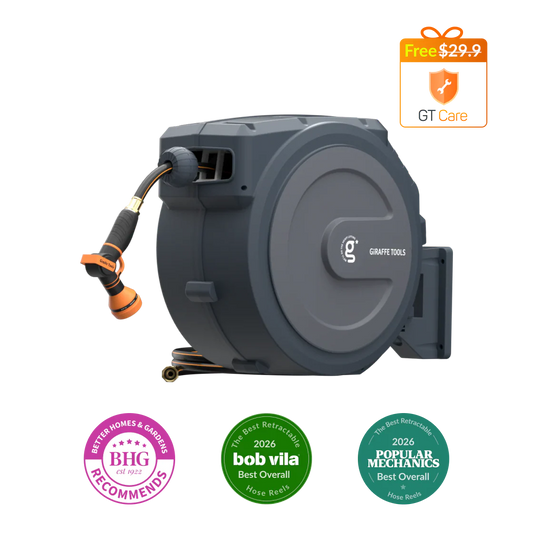 Retractable Garden Hose Reel-1/2in-100ft