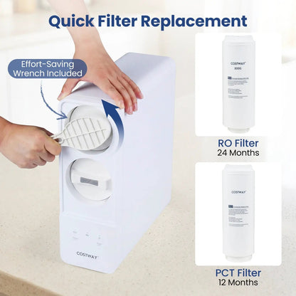800 GPD Tankless Reverse Osmosis Water Filter