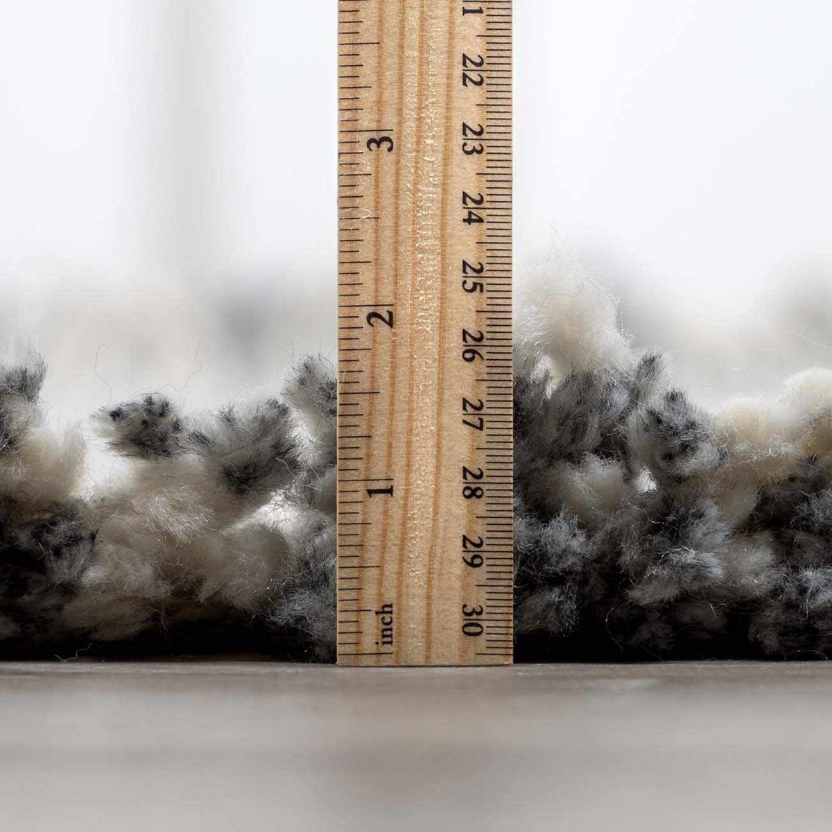 Stenhousemuir Luxe Handmade Rug, grayscale fluffy pile by Boutique Rugs, clearance on Tampa Home & Garden Store