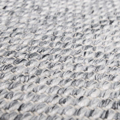 Stenhousemuir Luxe Handmade Rug gray and white boucle, Boutique Rugs on Tampa Home & Garden Store
