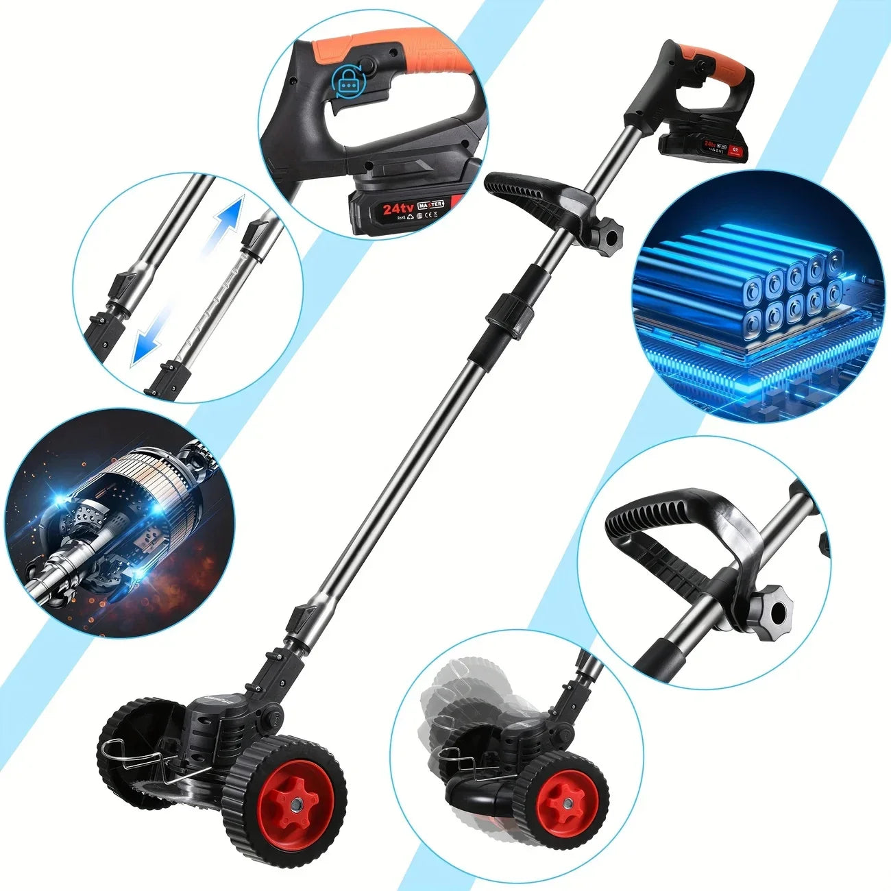 Cordless Electric Garden Trimmer and Edger