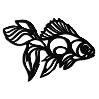 Abstract Fish Metal Wall Art - Modern Steel Wall Decor - KAF101 - Tampa Home & Garden Store
