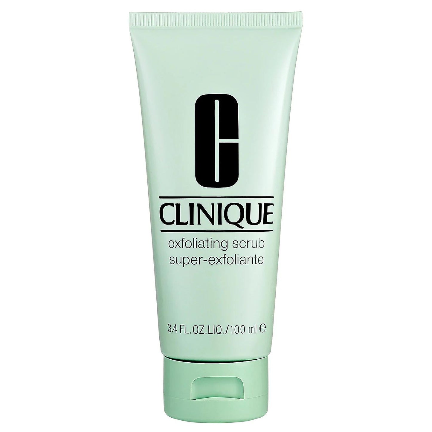 Exfoliating scrub by Clinique in mint-green tube packaging on Tampa Home & Garden Store